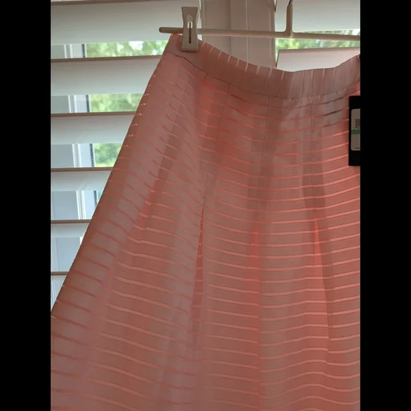 Tommy Hilfiger Pink Pleated A-Line Skirt NWT - Picture 3 of 8